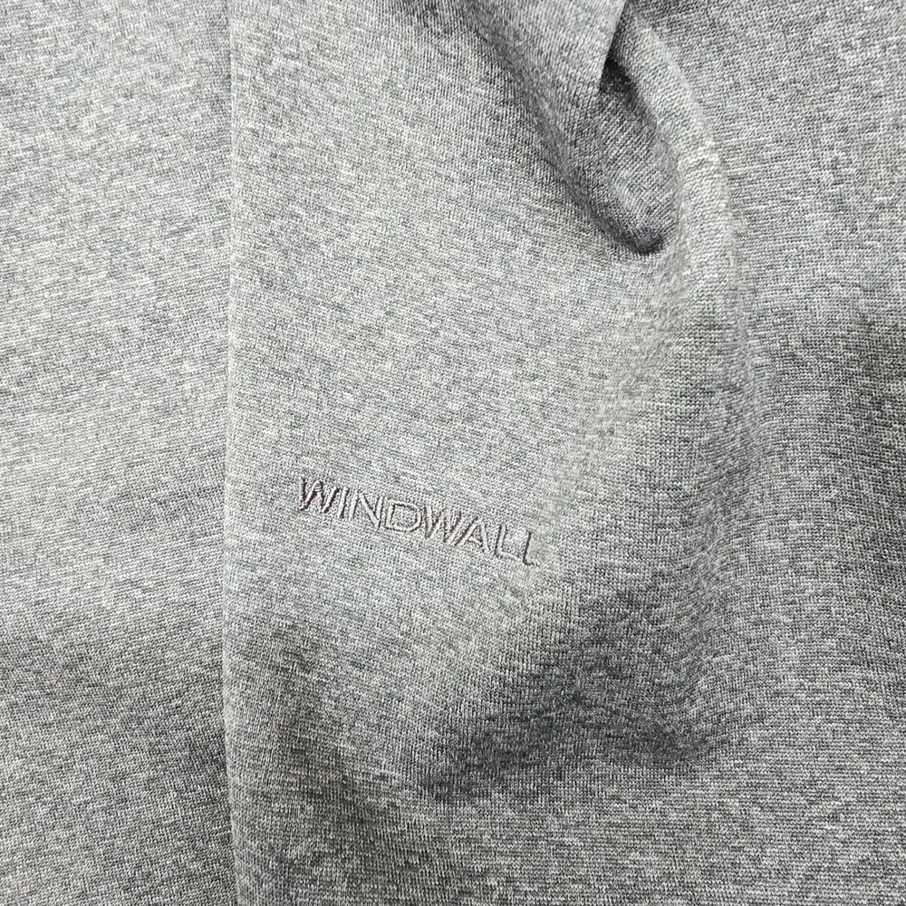The North Face WindWall Jacket Mens XL Gray Soft Shell Windbreaker Co.‎ Logo